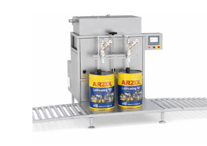 KI-SSPF2H Semi-Automatic Double Head Servo driven Pump Filler Machine