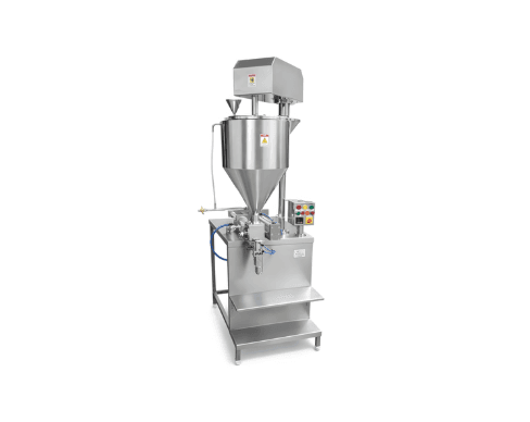 KI-SPBF(Jacketed) Semi-Automatic Piston Block Filling Machine for Hot filling.