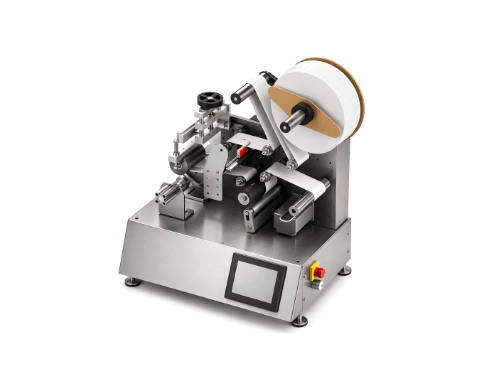 KI-SFBSL Semi-Automatic Front Back Sticker Labelling Machine