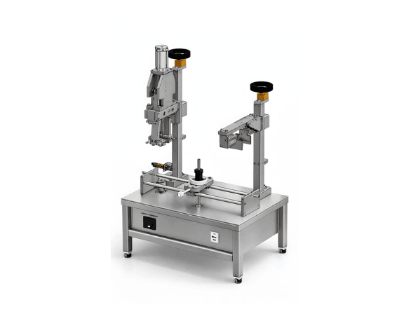 KI-STCTC (Press + Fold) Semi-Automatic Collapsible Tube Crimping Machine