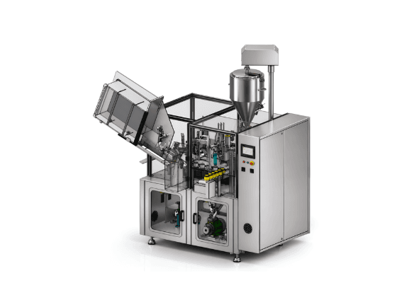 KI-ALTF80+JAR Automatic Linear Servo driven Tube and Jar Filling Machine (80 TPM)