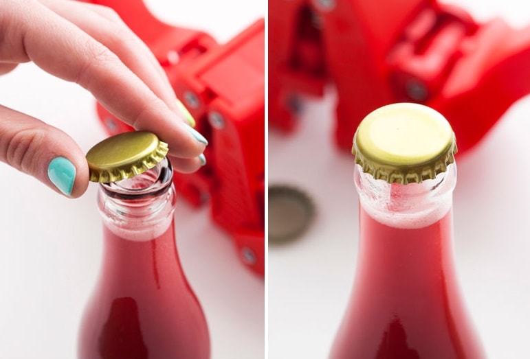 Ketchup Bottle Crown Capping machine KI-STCC