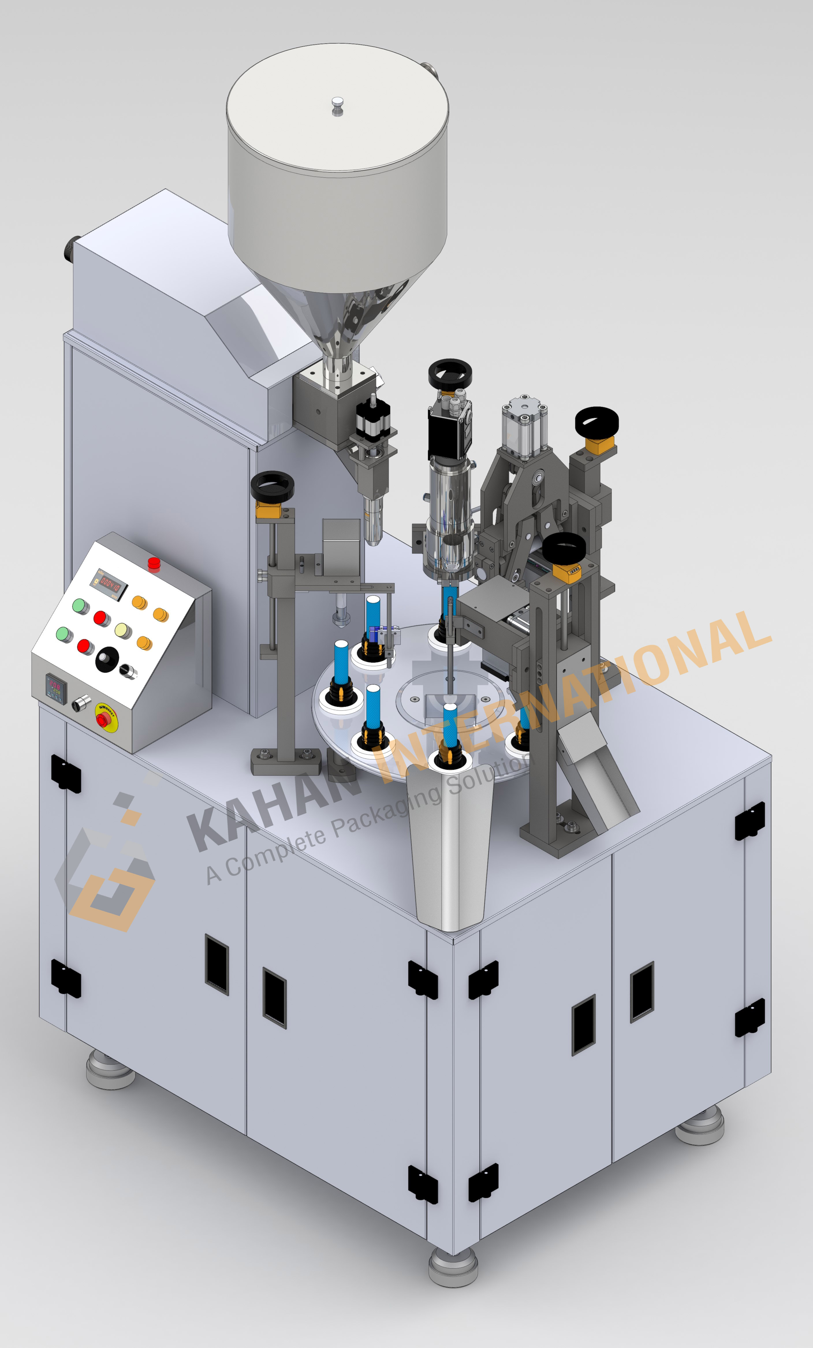 KI-SRTF25 Rotary Tube Filling Machine