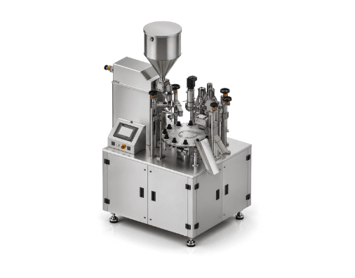 KI-SRTF40(Combo) Semi-Auto Rotary Tube Filling Machine (40 TPM)